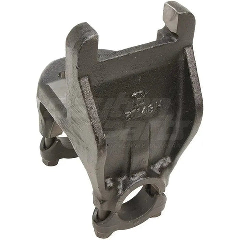 Automann Hendrickson saddle assembly with metal components and mounting hardware on a black background.