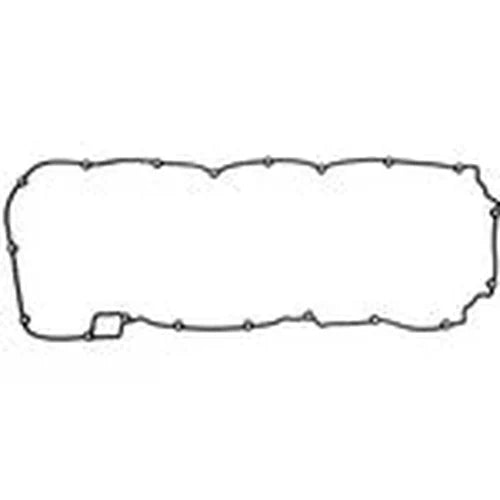 Automann M46618EL valve cover gasket for Detroit DD15 engine, showing the gasket's rubber seal and metal frame.