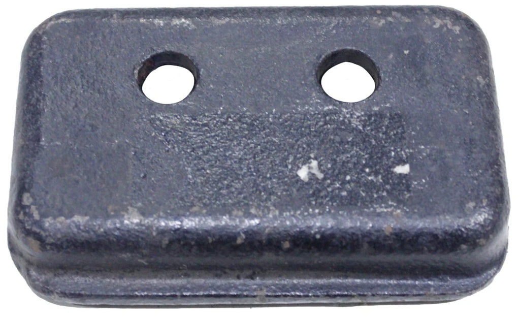 Automann E256-Mack Suspension Upper Wear Plate, metal component for Mack truck suspension system, shown in the image.