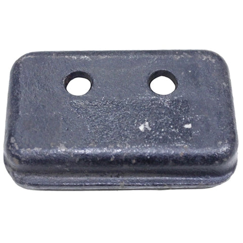 Automann E256-Mack Suspension Upper Wear Plate, metal component for Mack truck suspension system, shown in the image.