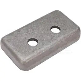 Automann E257-Mack lower wear pad for suspension systems, shown in image M760, with durable metal and rubber components.