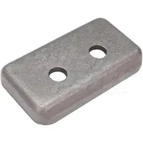Automann E257-Mack lower wear pad for suspension systems, shown in image M760, with durable metal and rubber components.