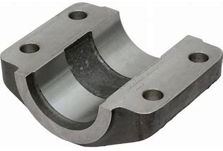 Automann MCK343 Mack saddle plate used in suspension systems, shown in image with detailed metal construction and mounting points.