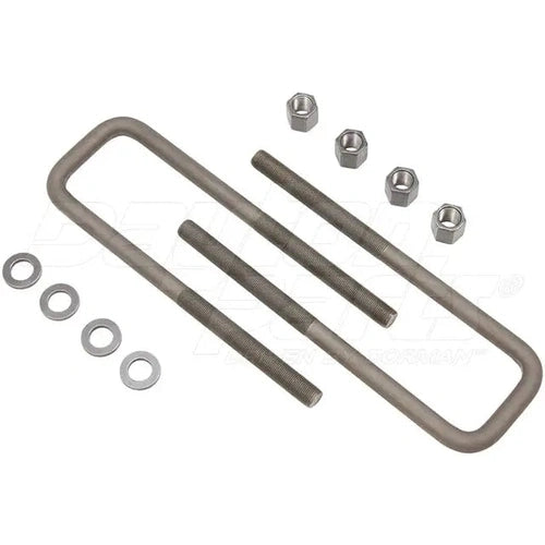 Dayton 361-180K-U-Bolt Kit for Forge Top-Square hardware, showing a set of U-bolts and nuts on a white background.