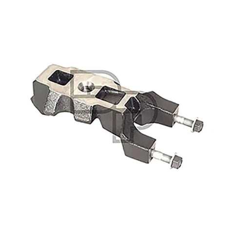 Automann MHS2116 rear axle seat spacer with 10.5-degree angle for Hendrickson suspension systems, shown in the image.