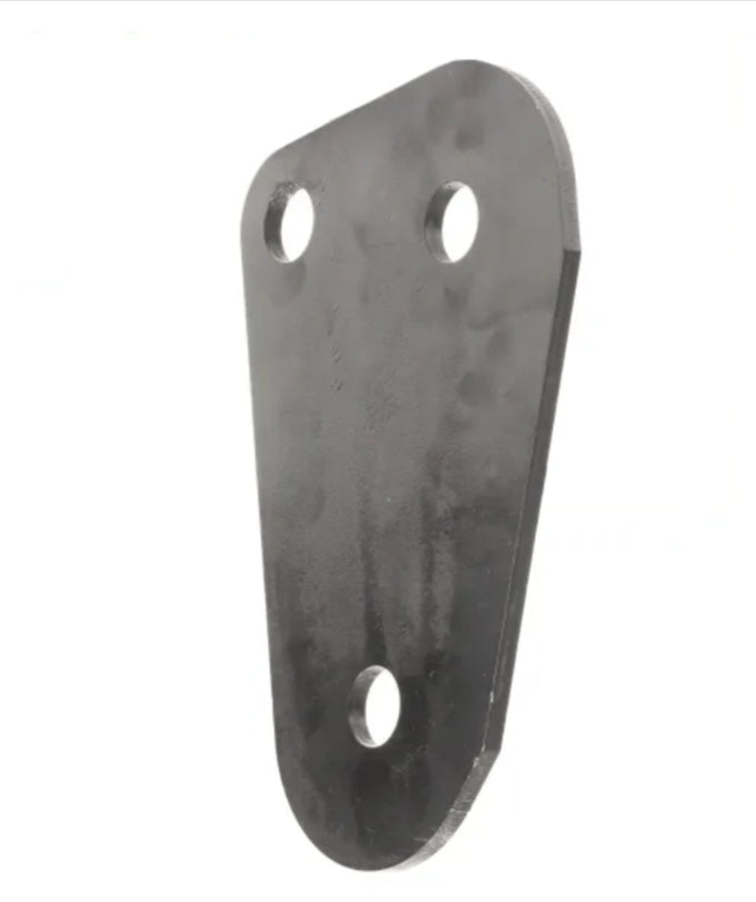 Automann MHS66413 shackle plate for Hendrickson suspension, showing the metal component with bolt holes for attachment.