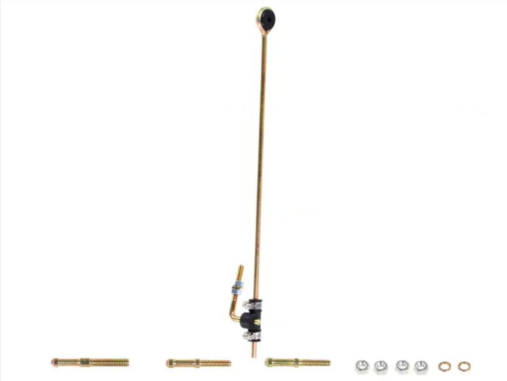 Adjustable 16-inch suspension linkage kit by Automann, showing metal components and connection points for vehicle suspension repair.