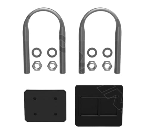 Automann MSRK56 Axle Connection Kit for Neway vehicles, showing metal parts and connection components.