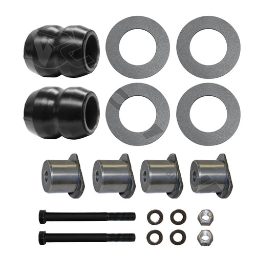Automann MSRK644 Axle Connection Kit for Neway heavy-duty trucks, showing metal connectors and assembly components.