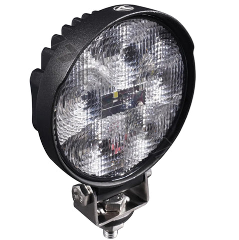 Automann 571.LD941WL6 LED work lamp, 4-inch round flood light with 1170 lumens, ideal for industrial and outdoor lighting.