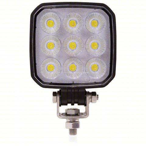 Automann 571.LD953WL16 LED work lamp with 4-inch square flood light and 3120 lumens for industrial lighting.