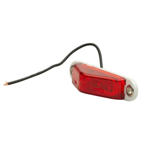 Mini red marker light by Automann, 571.LG265R, used for automotive lighting, featuring a compact design and bright red illumination.
