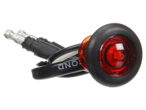 Automann 571.LD33PR1-BLT LED marker light in red with bullet accents, 3/4 inch size, designed for vehicle marking and safety.
