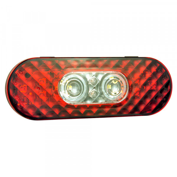 571.LD60RW14-S/T/T and Back-Up LED Light 6in Oval