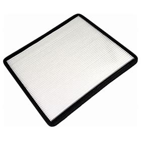Automann cabin air filter for Kenworth trucks, showing the rectangular filter with pleated filter media and plastic frame.