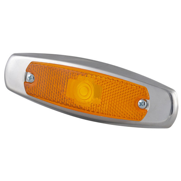 571.LG267A-Marker Light Low Profile Reflex Amber