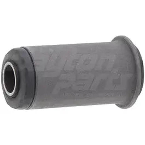 Automann MR106 silent block mounted on a metal frame, showing its rubber bushing and metal components for vehicle suspension.