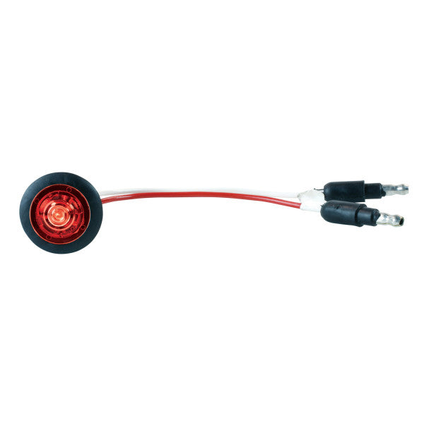 Automann 571.LD33R3-Marker Light LED in red, 3/4 inch diameter, mounted on a vehicle for signaling or safety lighting.
