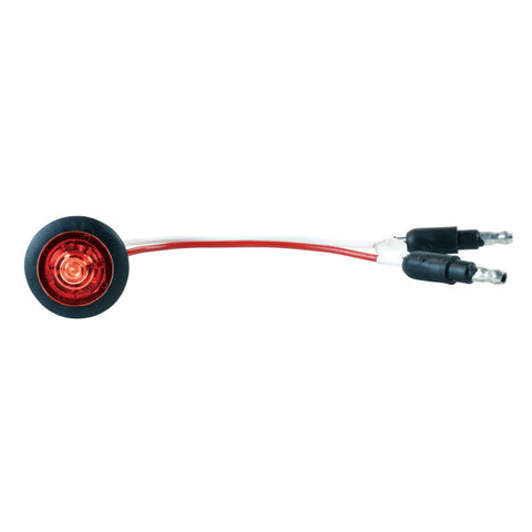 Automann 571.LD33R3-Marker Light LED in red, 3/4 inch diameter, mounted on a vehicle for signaling or safety lighting.