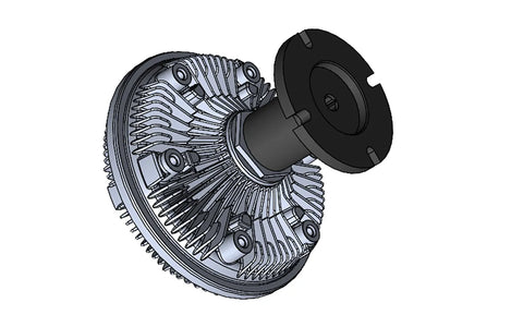RV0122500-00 - Spectrum Modular Viscous Fan Clutch - Nick's Truck Parts