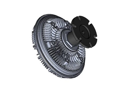 RV0521400-00 - Spectrum Modular Viscous Fan Clutch - Nick's Truck Parts