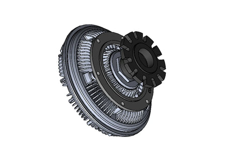 RV0721007-03 - Spectrum Modular Viscous Fan Clutch - Nick's Truck Parts