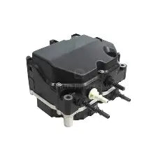Dayton Hino remanufactured DEF supply module with core, featuring a durable DEF tank for vehicle emissions systems.