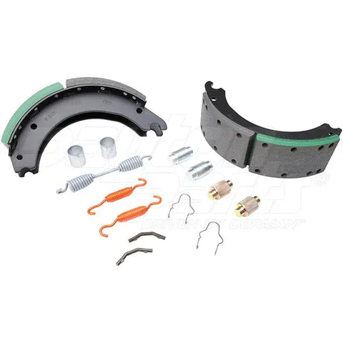 Dayton heavy duty brake shoebox with 15.0 x 4.0 Q 23K specifications, featuring a sturdy metal construction and secure lid.