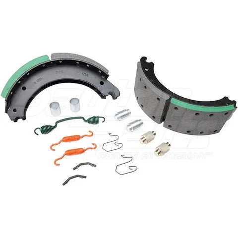 Heavy duty Dayton brake shoebox, model SB23D114720QPS, with 16.5 x 5.0 inch dimensions and 23K capacity, shown in the image.