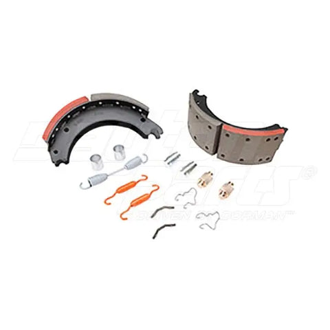 Dayton SB23D384703QP brake shoebox with 15 x 5-inch Rockwell Q+ 23K brake shoe storage container.