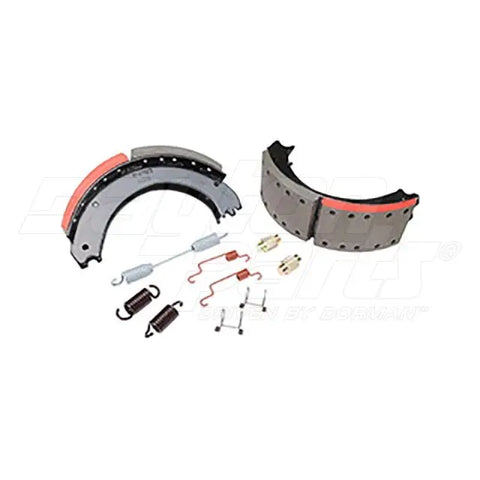 Dayton SB23D384719E2U brake shoebox with 16.5 x 5.0 inch dimensions, designed for Eaton 23k brake systems, shown in the image.