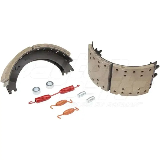 Dayton SB23E4311E brake shoebox for Eaton EB 23k, measuring 16.5 x 7.0 inches, with visible brake components inside.