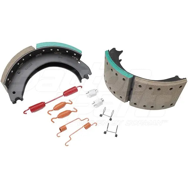 Dayton SB23G4725E2U brake shoebox with 16.5 x 6.0 inch size for Eaton 23k braking systems, black metal construction.