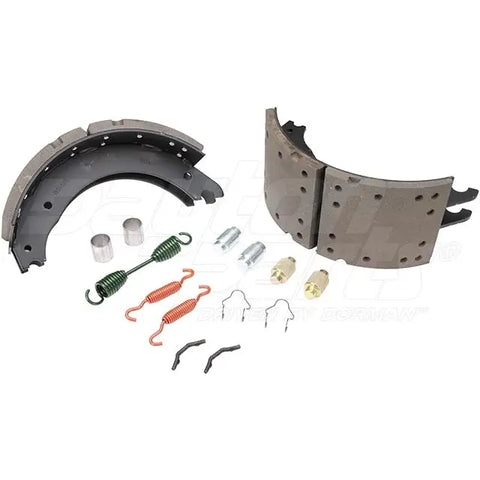 Dayton SB23M4515Q brake shoebox with 16.5 x 7.0 Rockwell Q 23K specifications, showing the metal container with brake components inside.