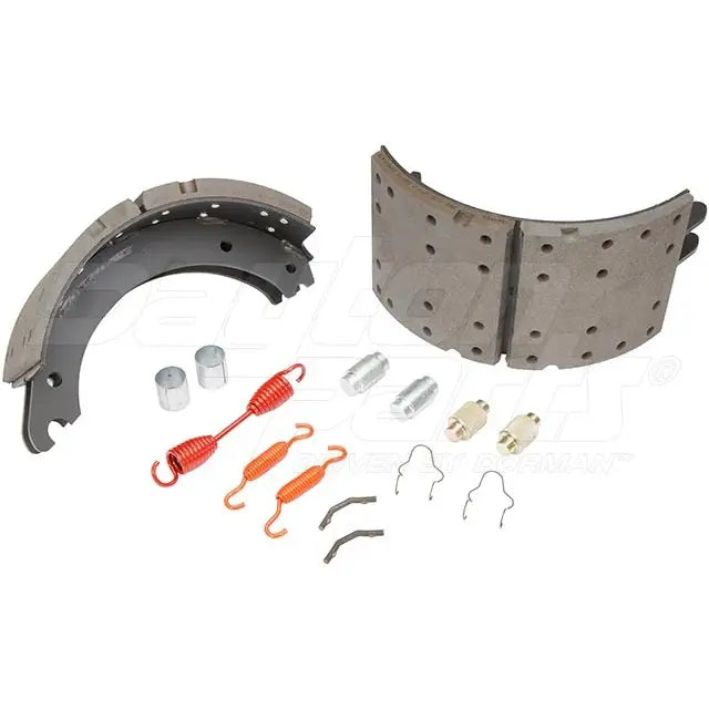 Dayton SB23M4718QP brake shoebox with Rockwell Q+ 23K, measuring 16.5 x 8.0 inches, view of the packaging and product details.