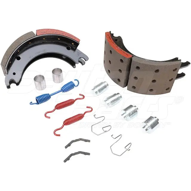Dayton SB23P4661FC brake shoebox with 12.25 x 5.0 Dana FC 23K brake shoes, shown in black packaging.