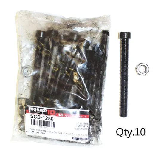 SCB-1260- Center Bolt and Nut (Qty 10) | Nick's Truck Parts