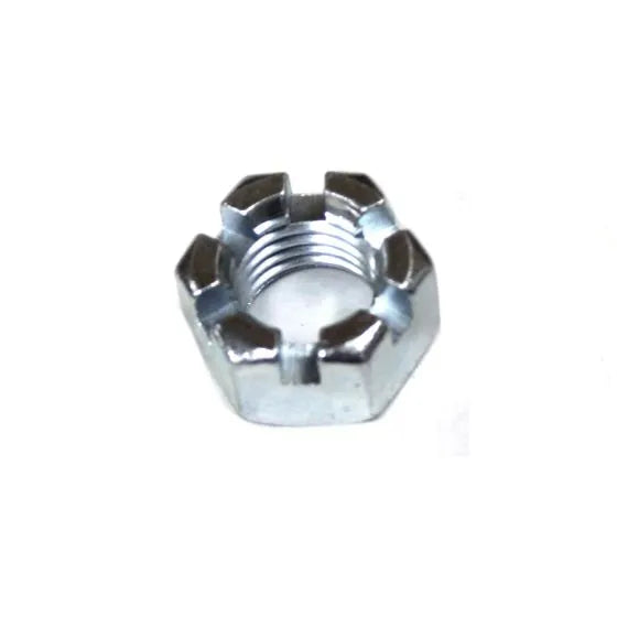 SHB-60127Z- Slotted Hex Nut Zinc Plated 7/8in-9