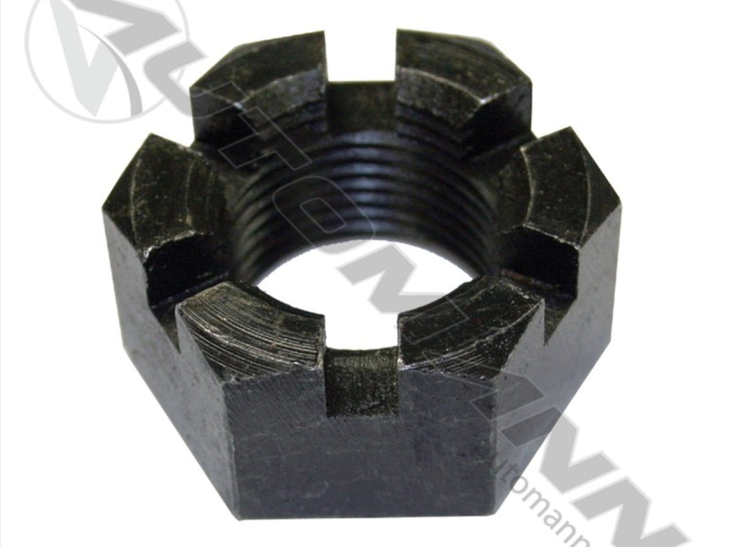 SN107- Slotted Nut 1in - Nick's Truck Parts