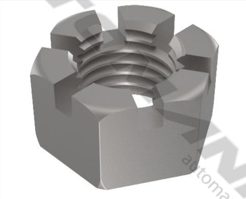 SN112-  Slotted Nut 7/8" - Nick's Truck Parts