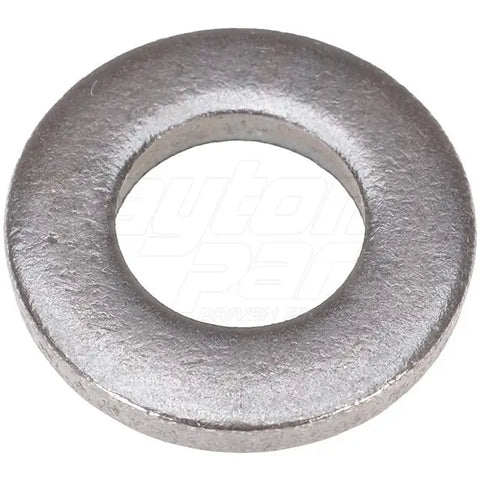 Dayton HDW-580 extra thick 5/8-inch hard washers in a pack of 24, showing durable steel construction and flat, round shape
