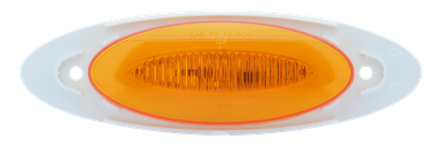 Automann 571.LD273A15-Marker Light LED Amber Zeon Halo for vehicle lighting, featuring a sleek amber LED design.