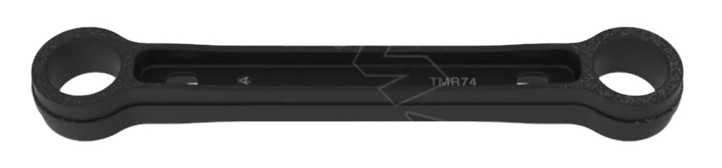 Automann TMR74 Rigid Torque Rod for suspension system, non-bushed, showing the metal rod with mounting points.