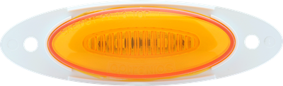 Automann Zeon Halo LED Amber Marker Light, compact lighting fixture with bright amber illumination, ideal for vehicle signaling.
