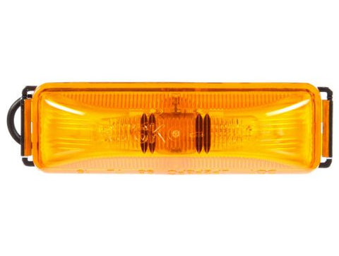 Automann 571.LG19A-KC1 amber marker light kit with 1-1/4 inch by 4 inch lighting for vehicles, featuring a bright amber lens.