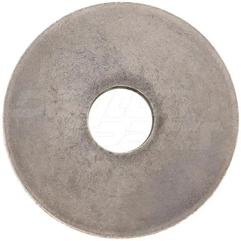Automann WA03 compression thrust washer for Fruehauf suspension systems, showing a metal washer with detailed edges and branding.