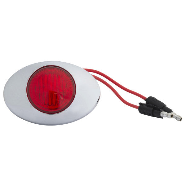 Automann 571.LD27R2M3-Marker Light LED in red, 2 inch by 3 inch lighting indicator with a bright red LED display.