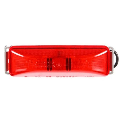 Red marker light kit by Automann, 1-1/4 inch by 4 inch, for vehicle lighting, shown in the image.