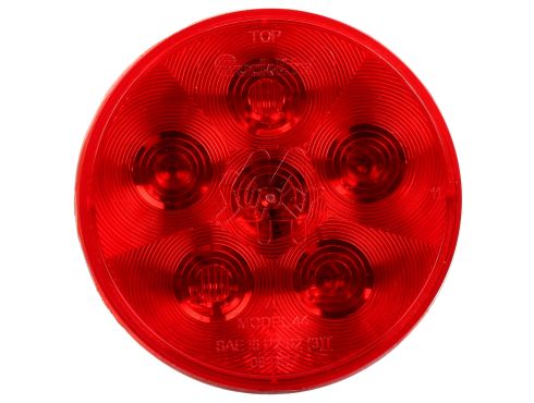 Automann 571.LD44R10-K-S/T/T LED 4-inch red light kit for automotive or industrial lighting, shown in a close-up image.