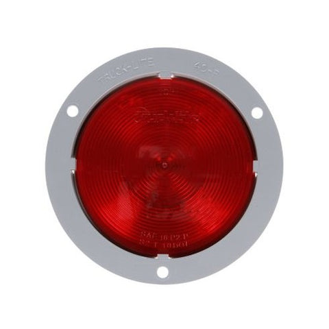Automann 571.LG404R-S/T/T 4-inch red flange mount LED light for vehicle or industrial lighting applications.